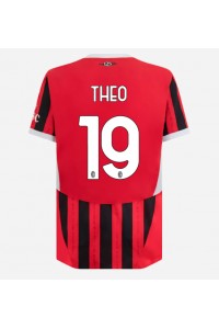 AC Milan Theo Hernandez #19 Fotballdrakt Hjemme Klær 2024-25 Korte ermer